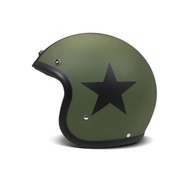 DMD VINTAGE STAR GREEN Casco Jet