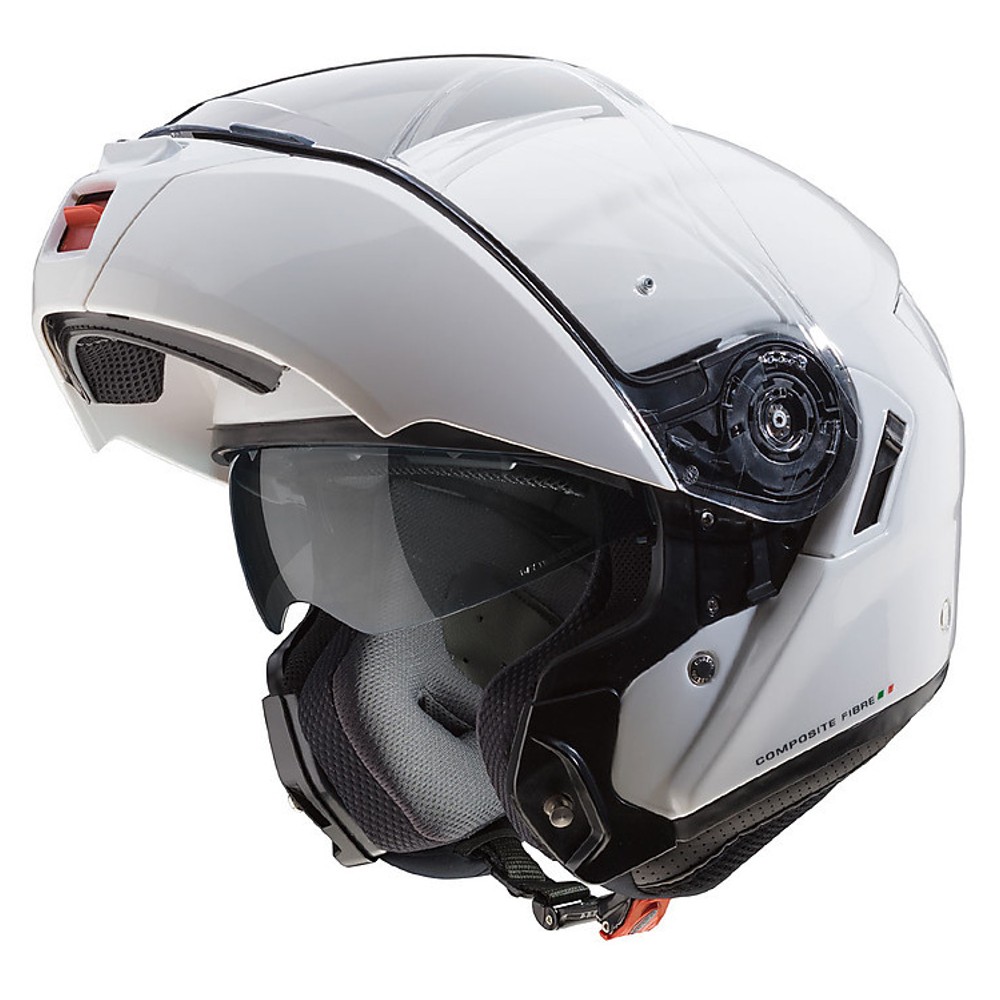 Modular Touring Helmet Caberg Levo Metal White | Motoutlet