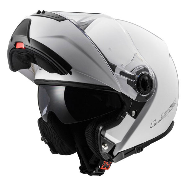 LS2 FF325 STROBE BIANCO Casco Modulare