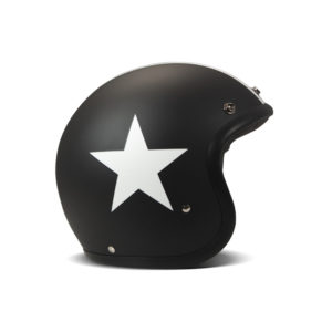 DMD VINTAGE STAR BLACK Casco Jet