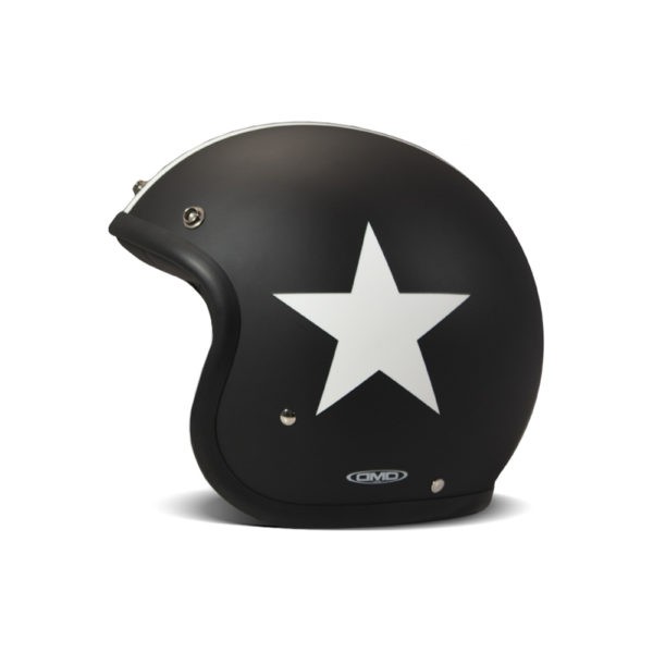 DMD VINTAGE STAR BLACK Casco Jet