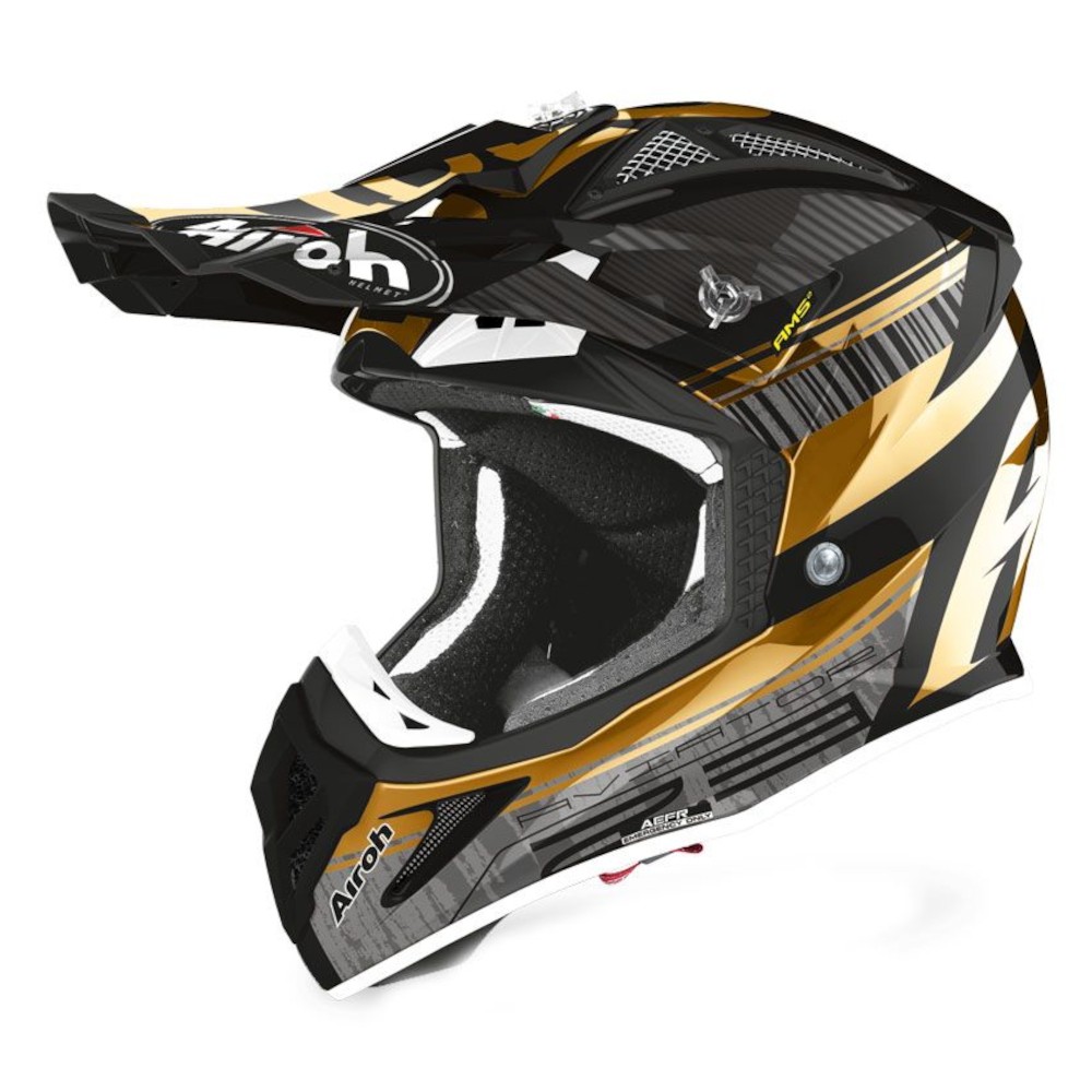 gold mx helmet