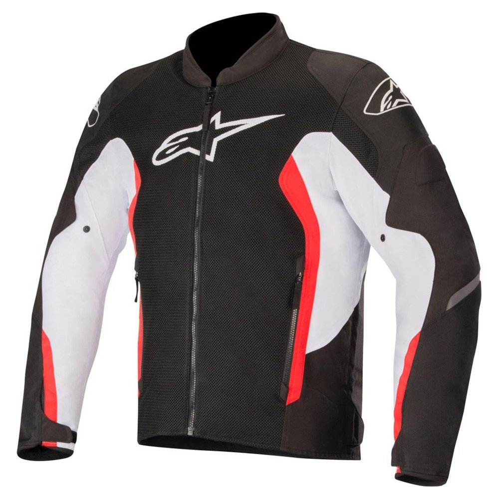 Giacca Moto Estiva Alpinestars Viper V2 Air Nero/Bianco/Rosso | Motoutlet