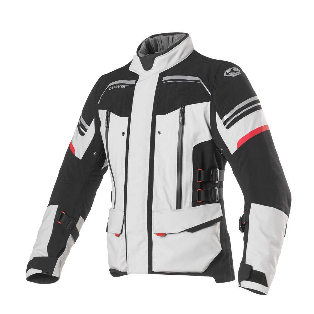 Giacca Moto Touring Clover Laminator WP Grigio | Motoutlet