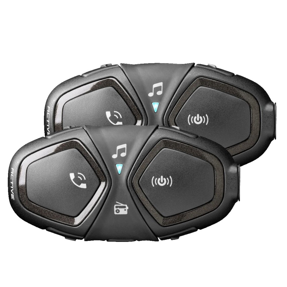 Interfono Moto Bluetooth Interphone Active kit doppio