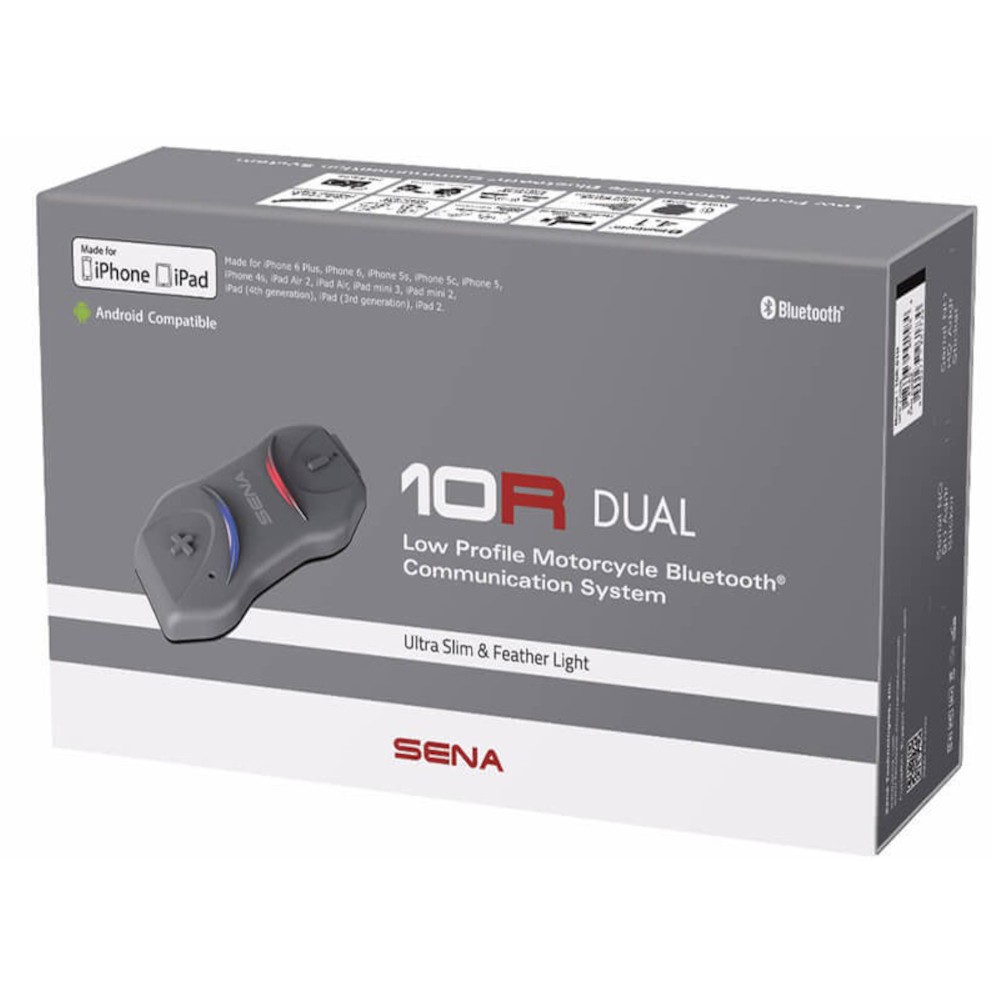 Interfono Moto Bluetooth Sena 10R Dual kit doppio | Motoutlet