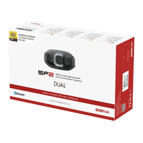 SENA SF2 KIT SINGOLO Interfono Moto Bluetooth®
