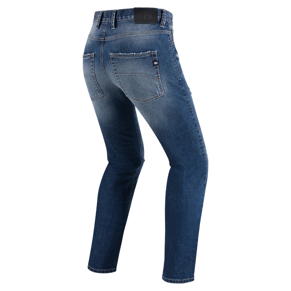 Jeans Moto Uomo PMJ Street Blu