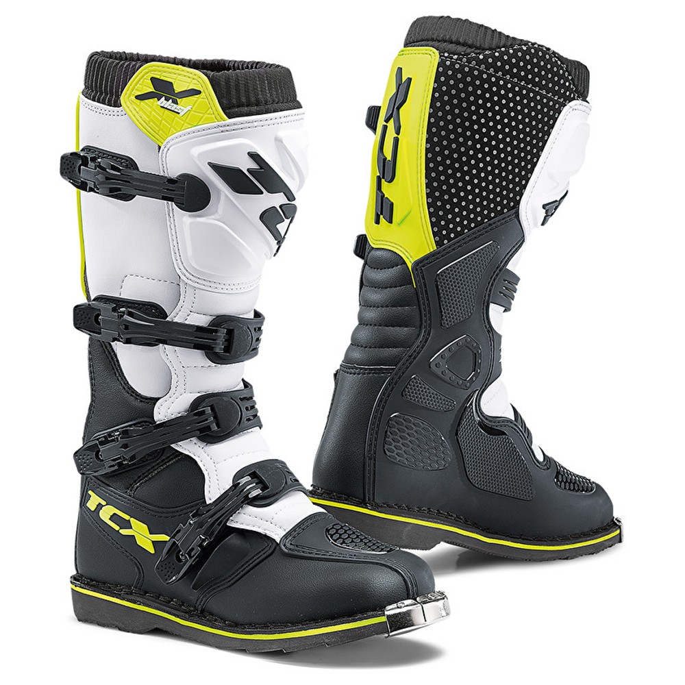 Stivali moto on sale giallo fluo