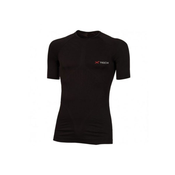 X-TECH ENERGY MANICA CORTA NERO Maglia Intimo Estiva