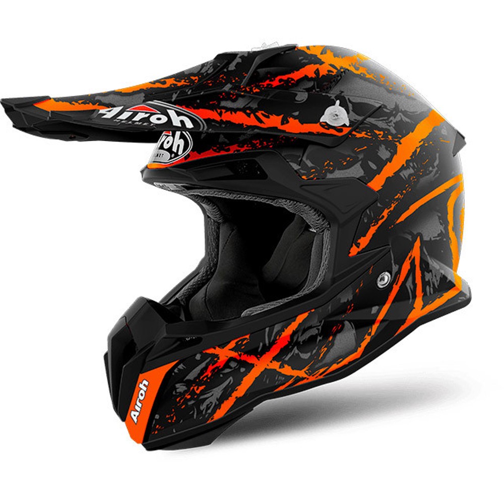 Offroad Enduro Helmet Airoh Terminator Open Vision Carnage Orange |  Motoutlet