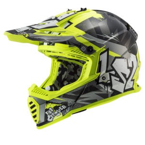 LS2 MX437 FAST EVO MINI CRUSHER Casco Integrale Offroad Bambino