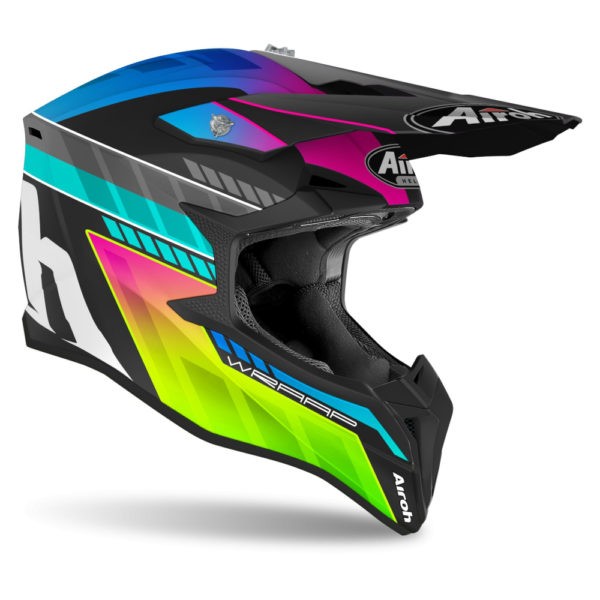 AIROH WRAAP PRISM MATT Casco Integrale Offroad
