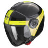 SCORPION EXO-CITY 2 SHORT NERO-GIALLO FLUO Casco Jet