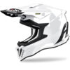 casco motocross enduro airoh strycker bianco