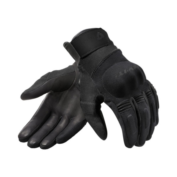 REV'IT! MOSCA H2O LADIES NERO Guanti Tessuto Impermeabili Donna