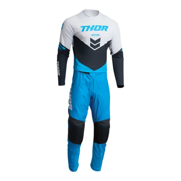THOR SECTOR CHEV PANT BLUE Pantaloni Offroad