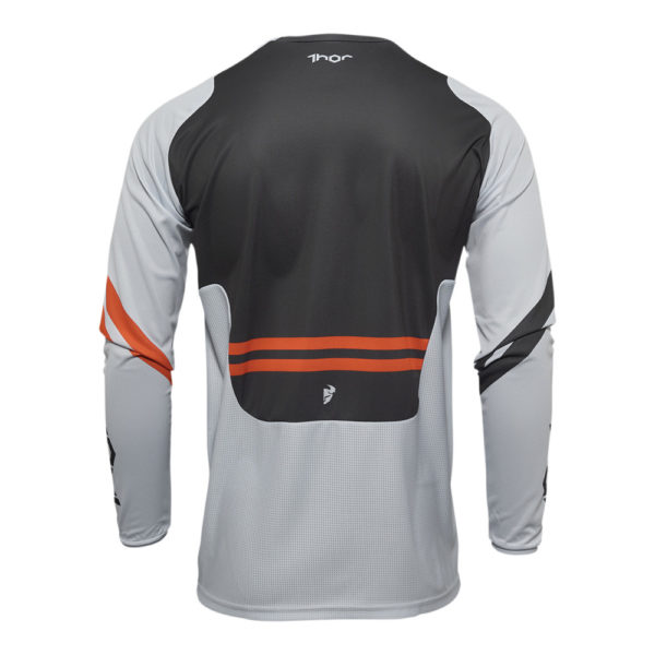 THOR PULSE CUBE JERSEY GREY/ORANGE Maglia Offroad