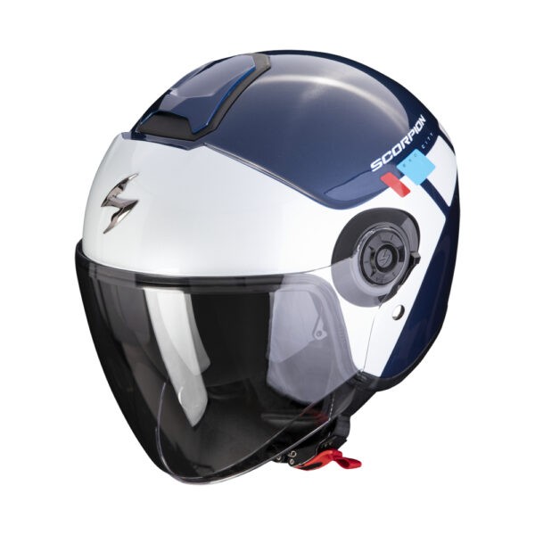 SCORPION EXO-CITY 2 MALL BLU-BIANCO Casco Jet