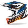 casco motocross enduro airoh strycker shaded blue