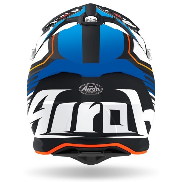 AIROH STRYCKER SHADED BLUE MATT Casco Integrale Offroad