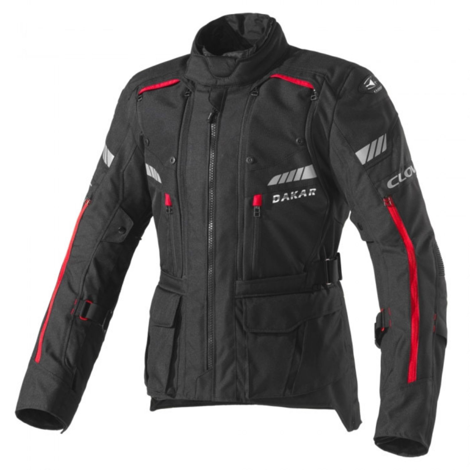 clover dakar 2 nero nero giacca tessuto impermeabile