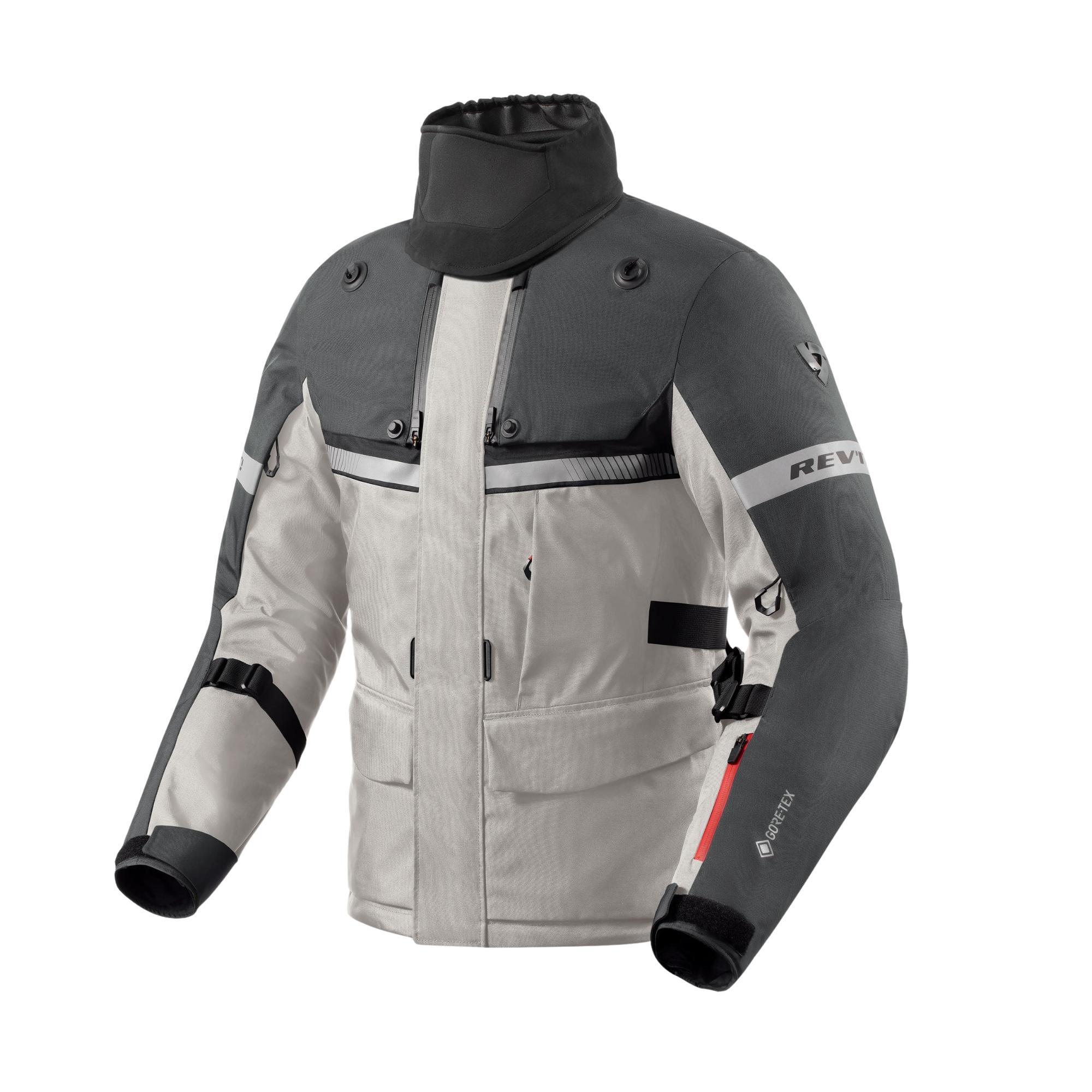 giacca moto touring impermeabile laminata rev'it! poseidon 3 gtx 4130