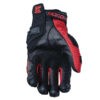 FIVE SF3 NERO/ROSSO Guanti Pelle Tessuto