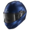 SHARK EVO-GT BLANK MAT BLU Casco Modulare