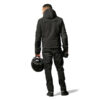 REV'IT! AFTERBURN H2O NERO Giacca Tessuto Impermeabile