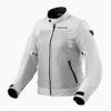 REV'IT! ECLIPSE 2 LADIES ARGENTO Giacca Tessuto Estiva Donna