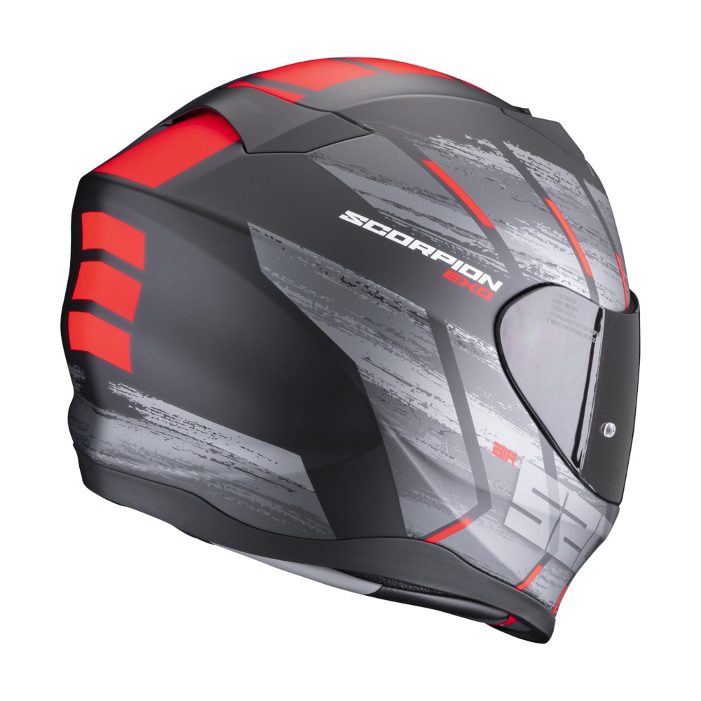 SCORPION EXO-520 EVO AIR MAHA NERO OPACO/ROSSO Casco Integrale