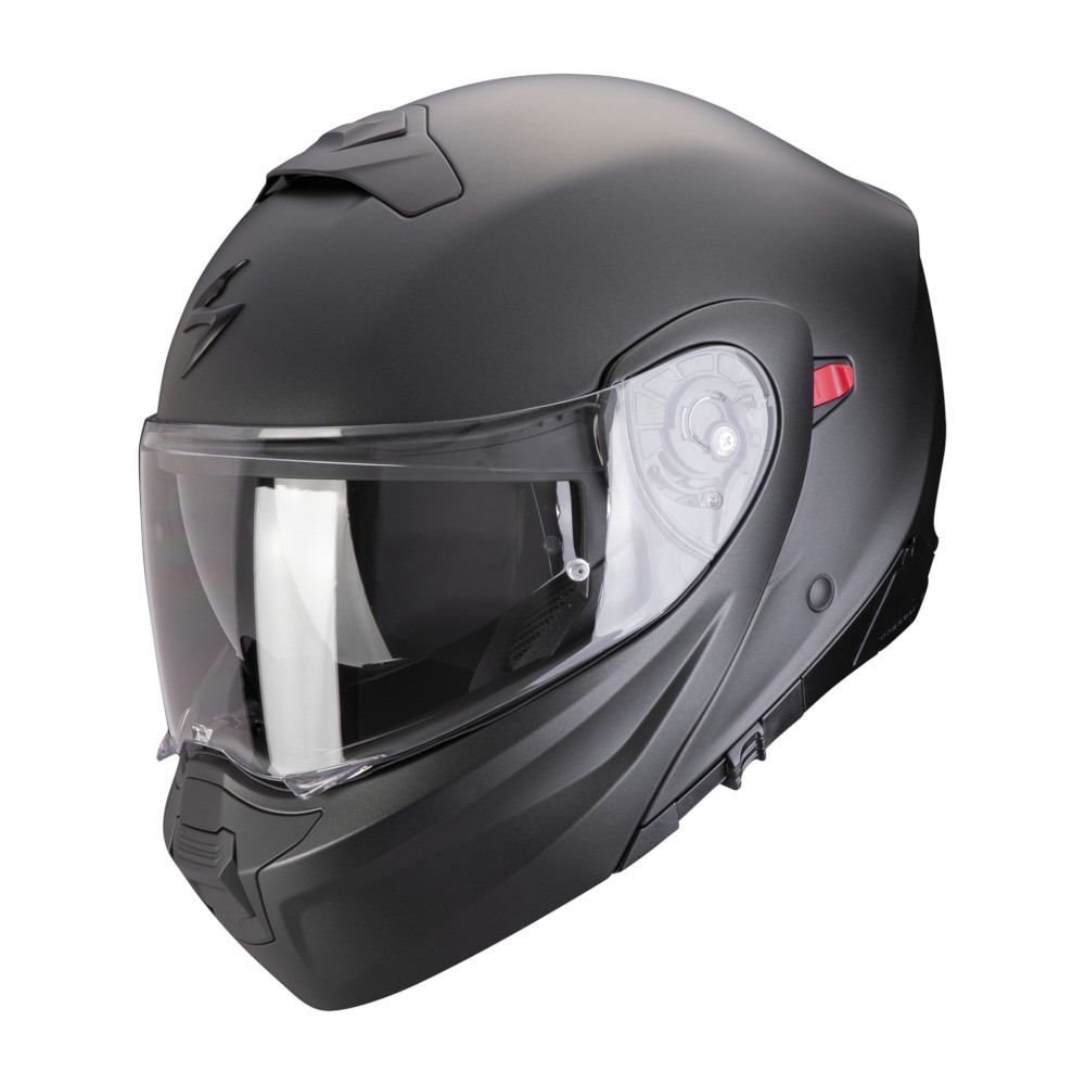 Casco Moto Modulare Scorpion EXO-930 EVO Nero Opaco