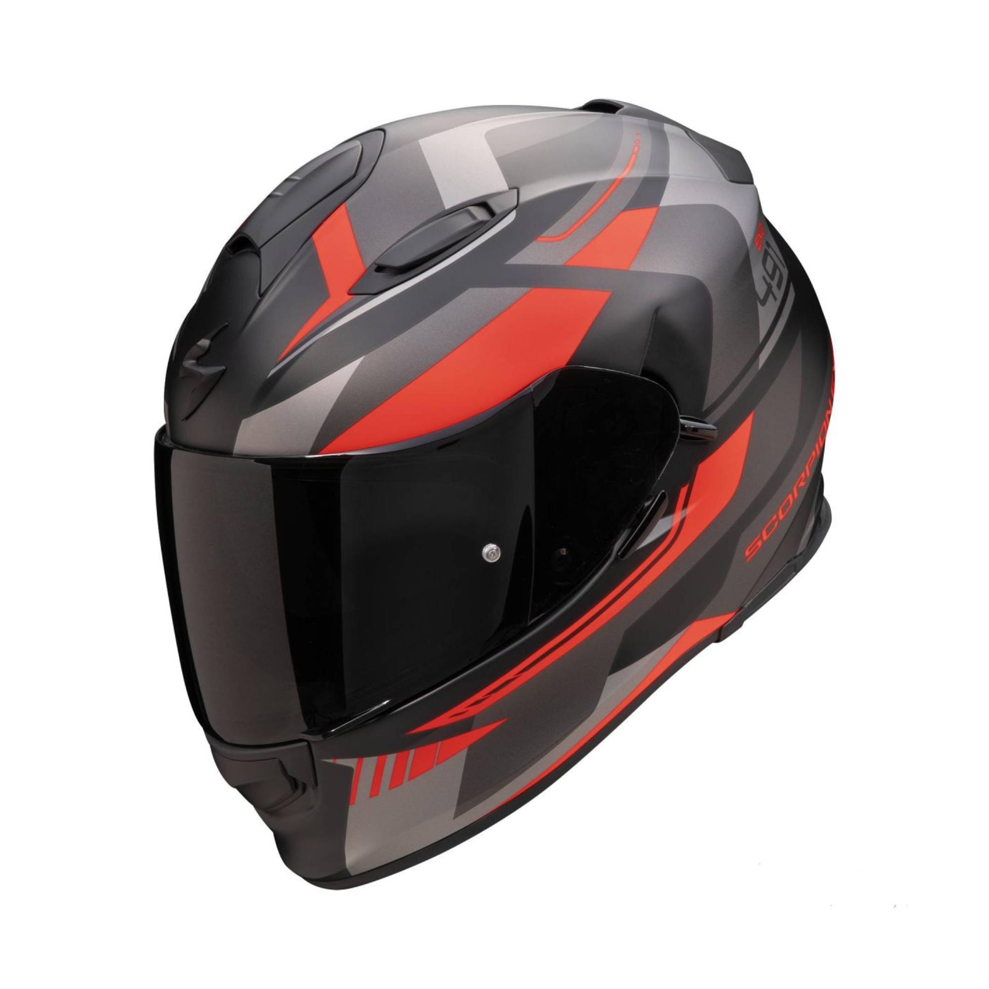 SCORPION EXO-491 ABILIS ROSSO CASCO INTEGRALE