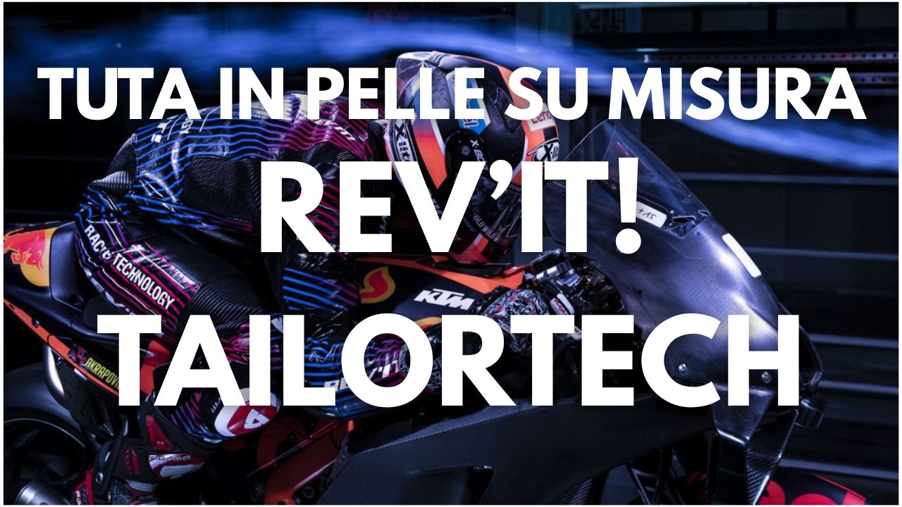 tuta moto in pelle su misura rev'it! tailortech immagine copertina articolo blog