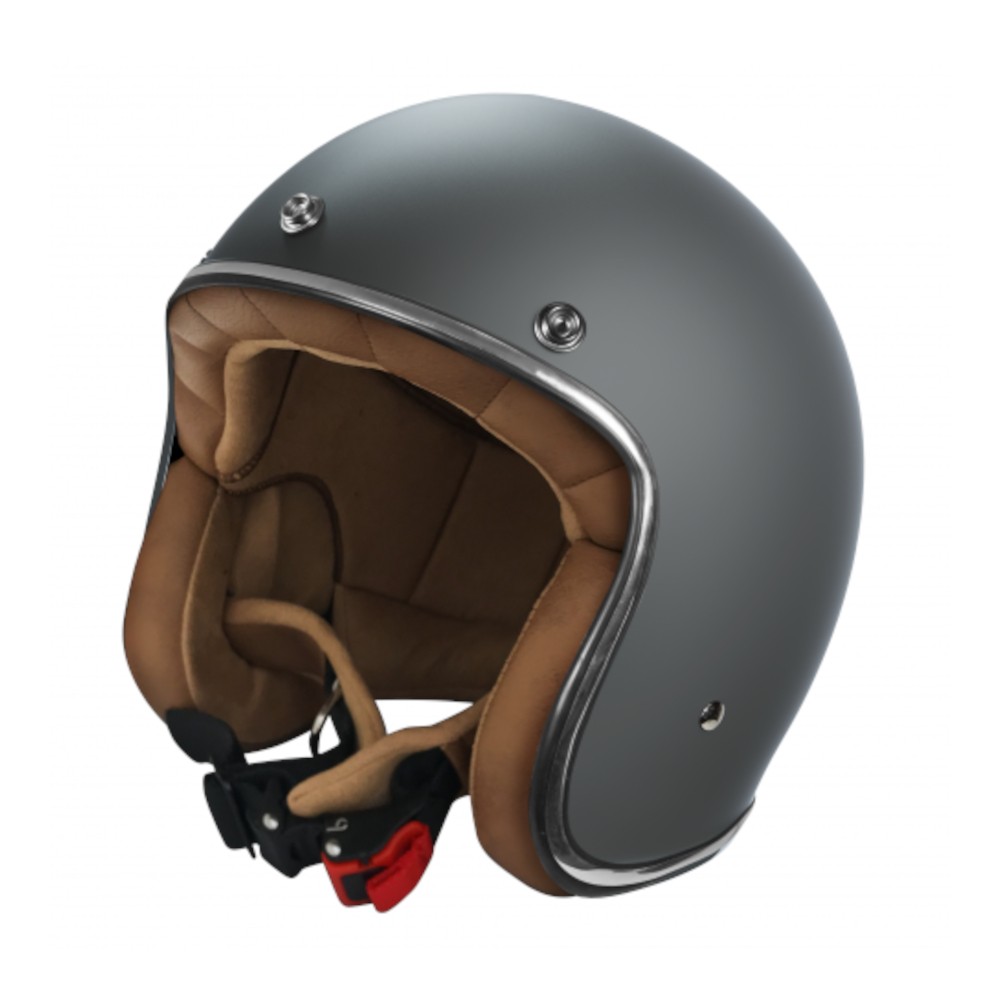 casco jet vintage stomer quartz kaki opaco