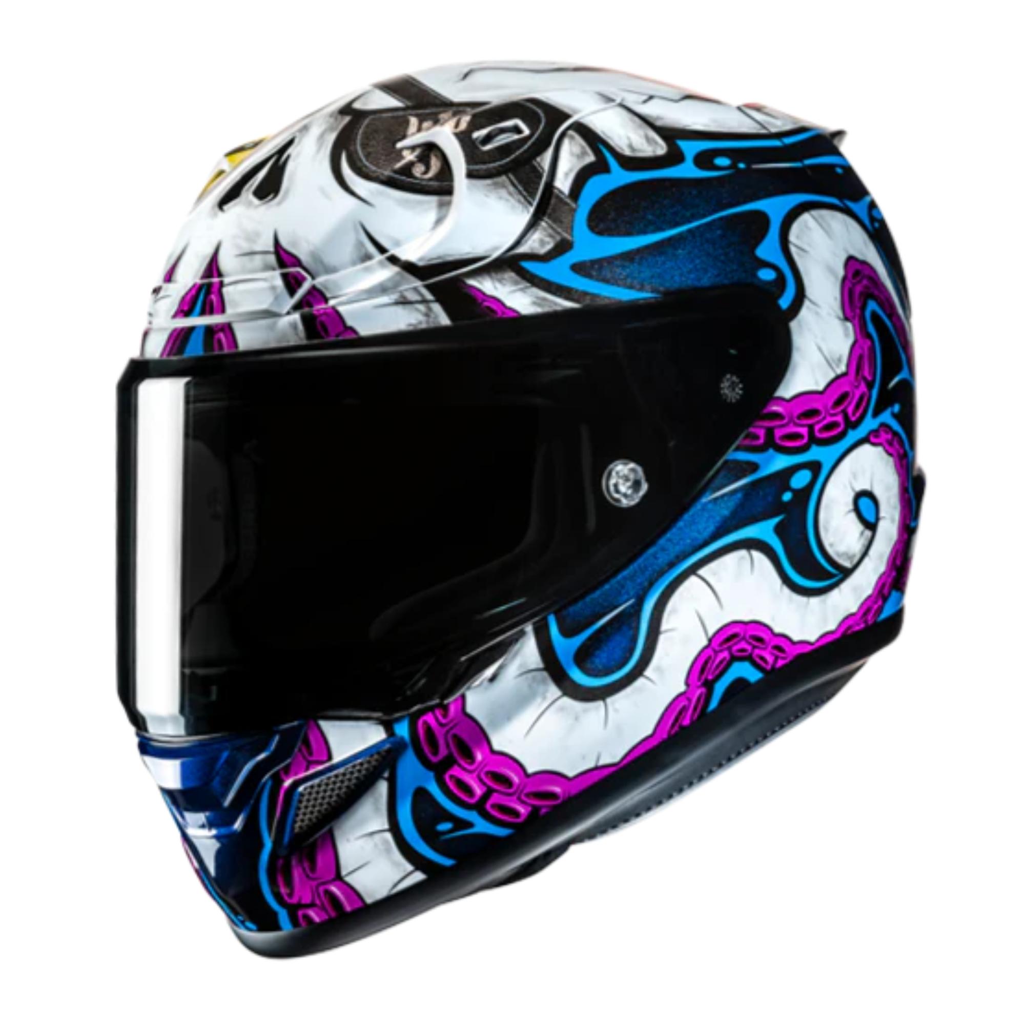 casco moto integrale hjc rpha12 kraken