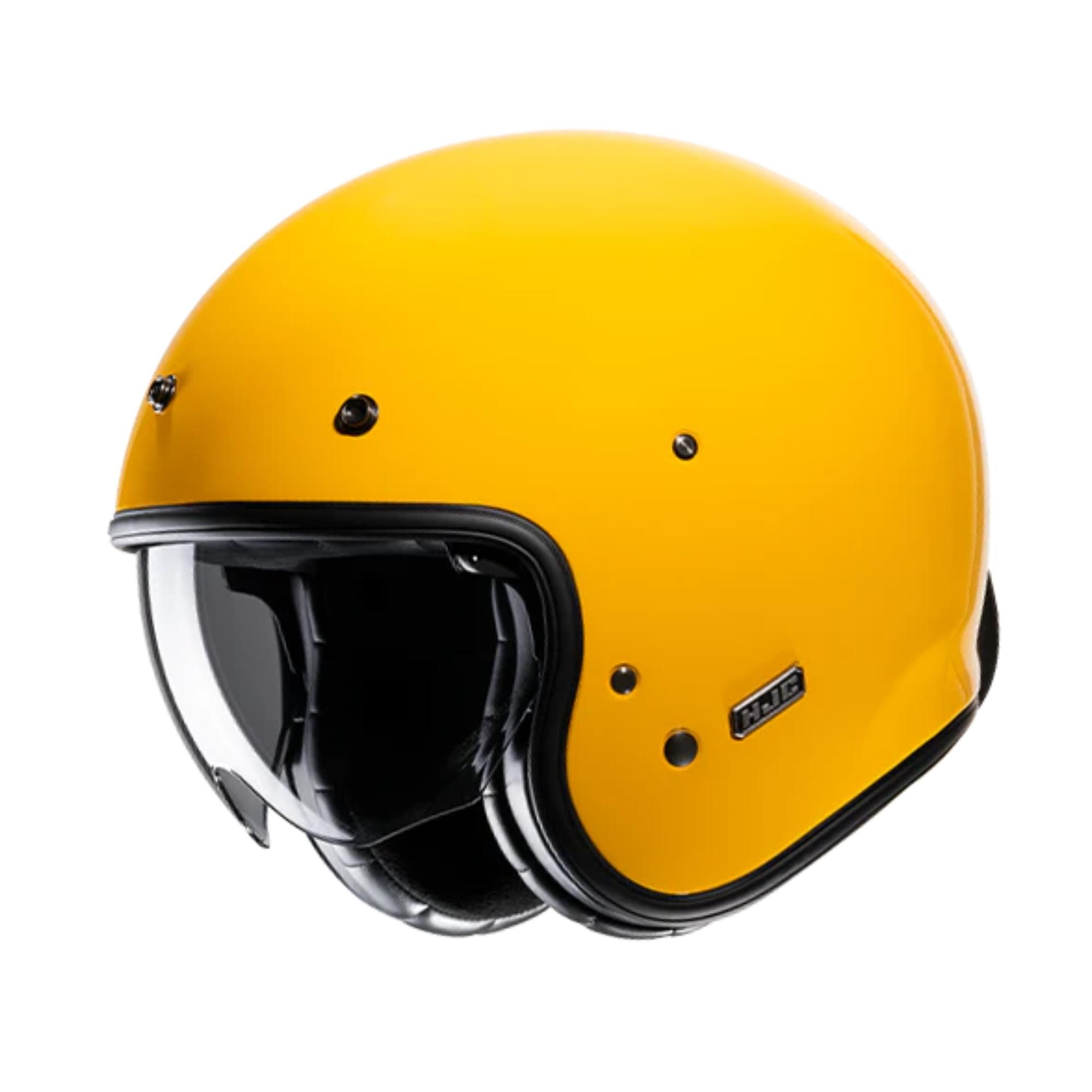 casco jet hjc v31 deep yellow
