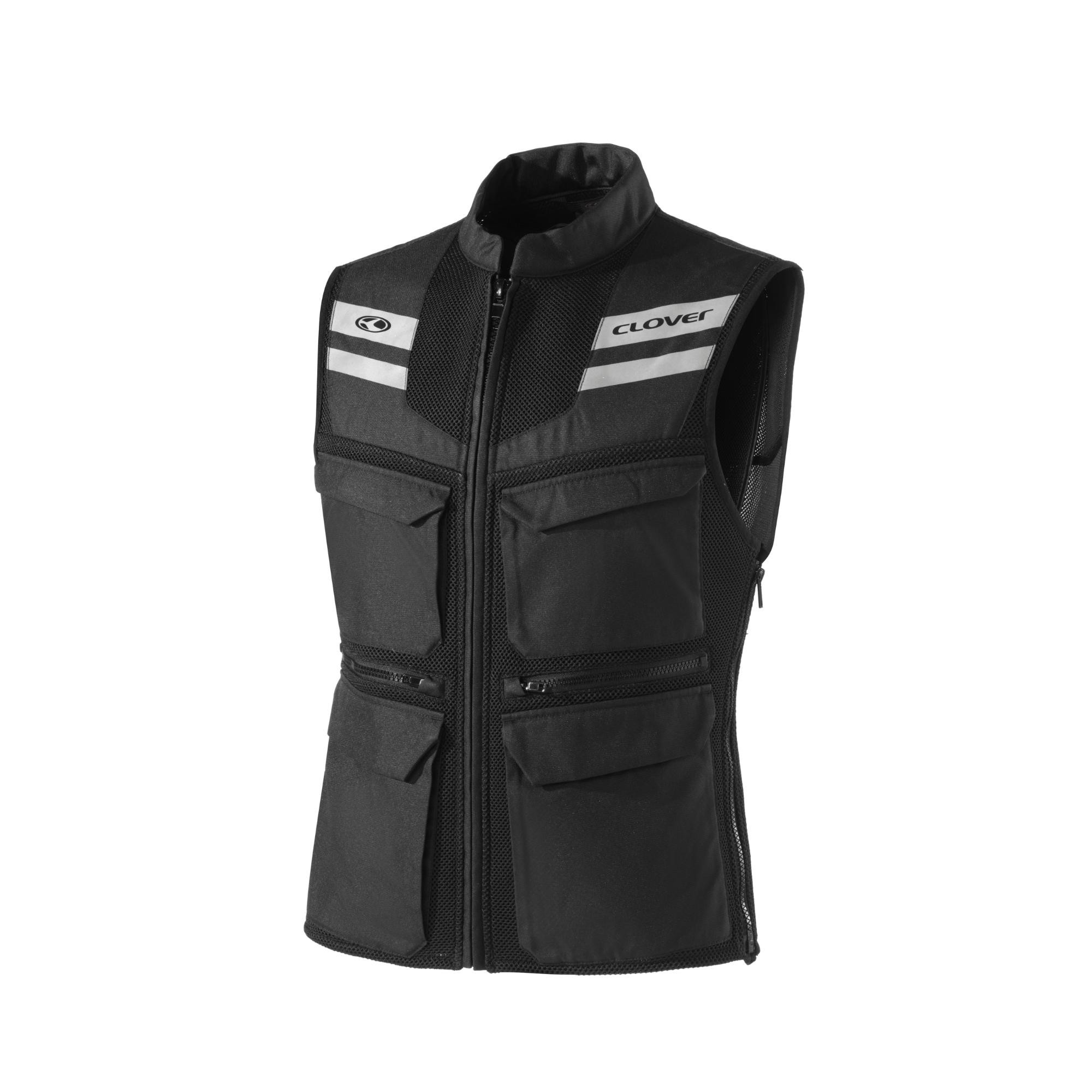 clover sw 2 nero gilet moto
