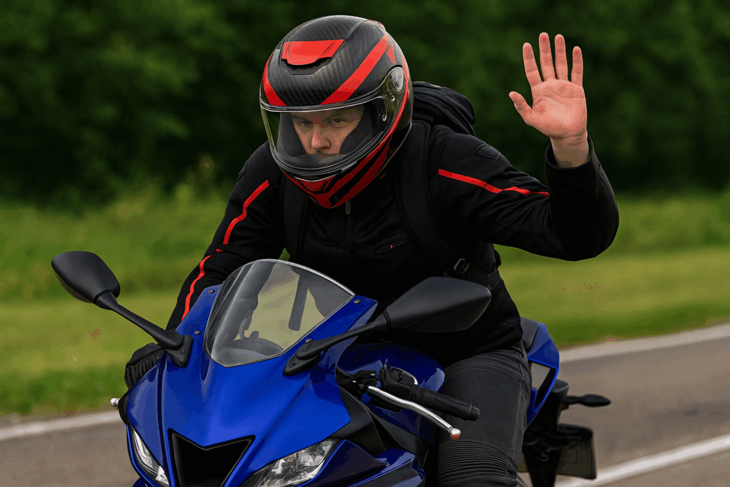 7 peccati capitali abbigliamento moto, non indossare i guanti