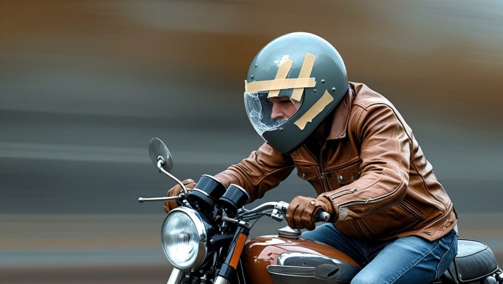 7 peccati capitali abbigliamento moto, sottovalutare l'importanza del casco