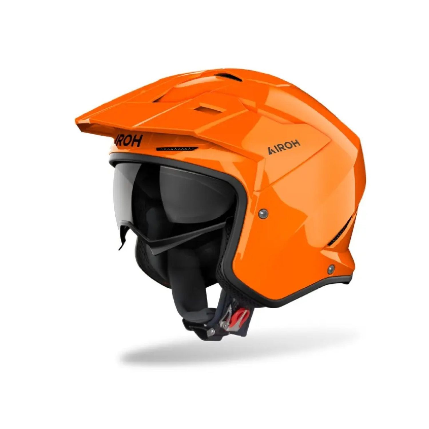 airoh kombakt arancione casco jet moto