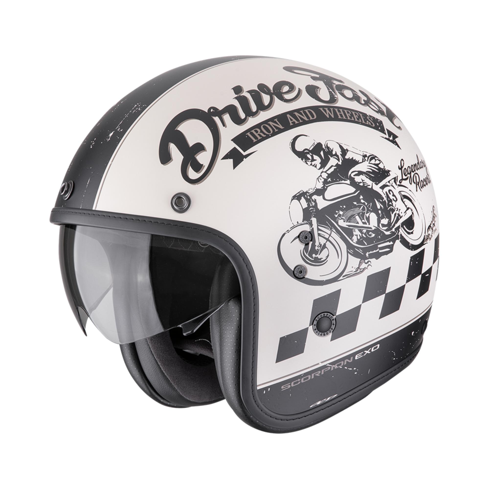 scorpion belfast evo drive fast crema casco jet