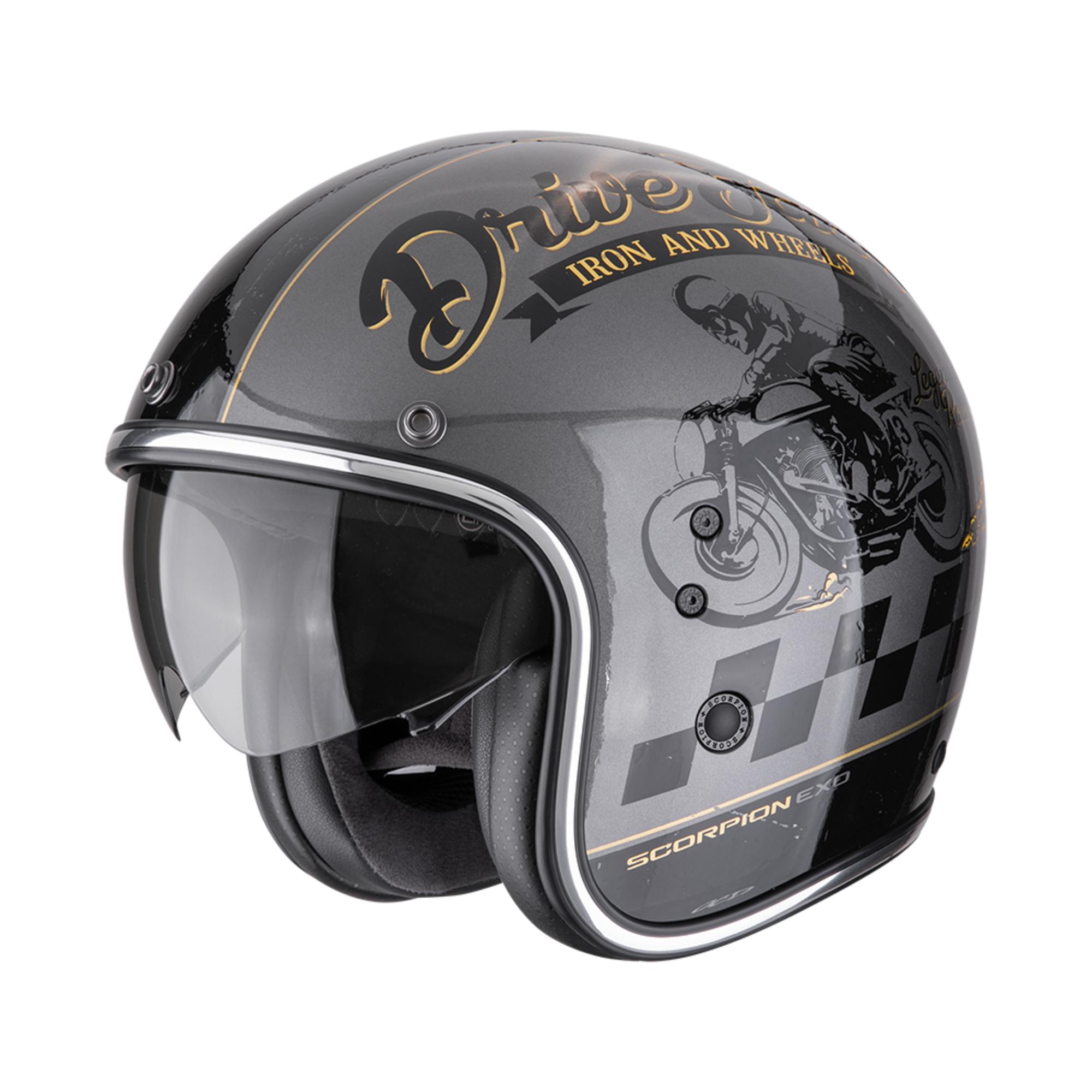 scorpion belfast evo drive fast nero casco jet