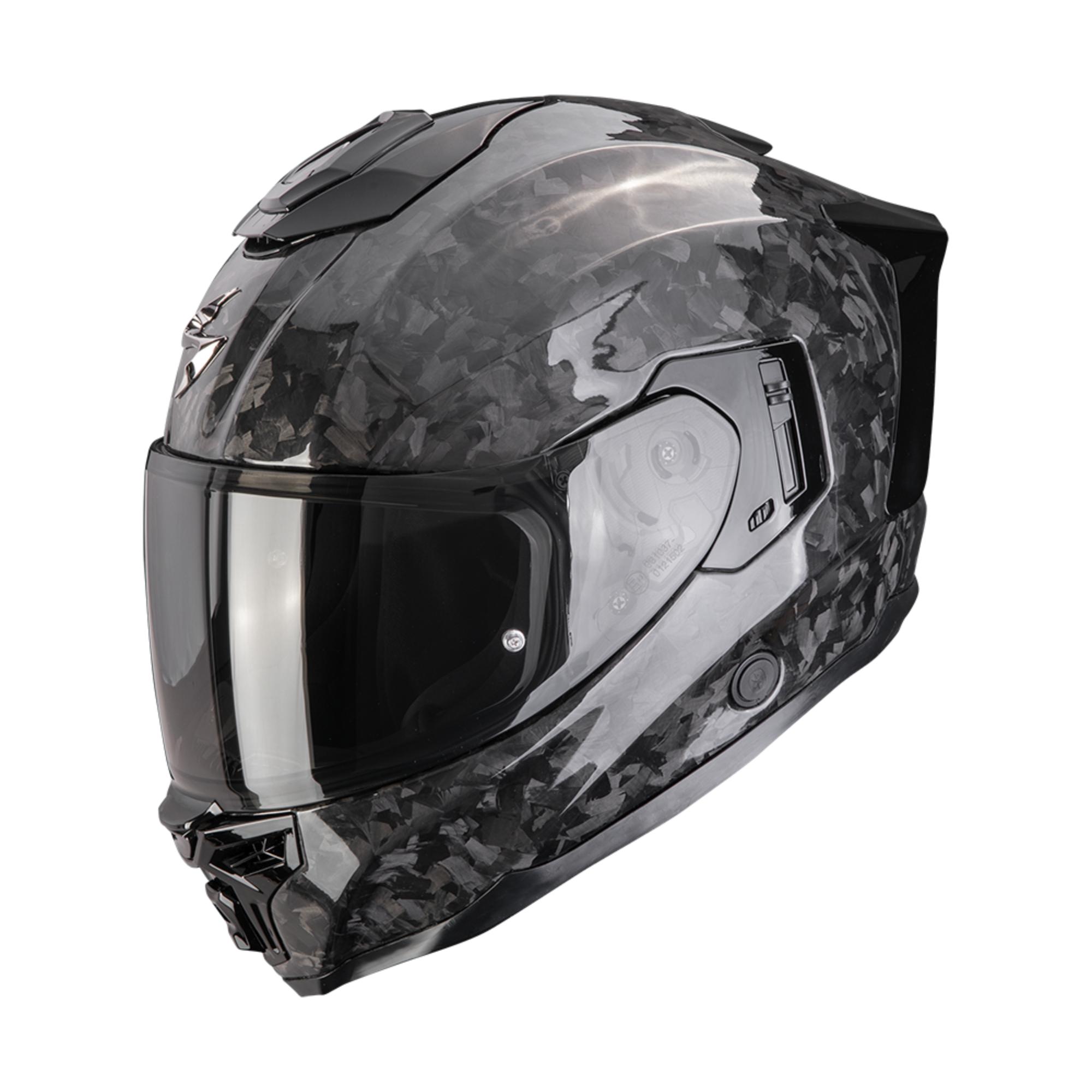 scorpion exo-1500 carbon onyx casco integrale