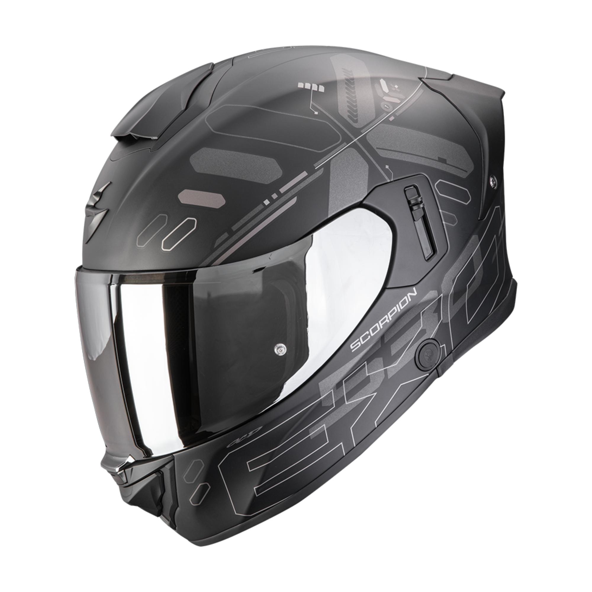 scorpion exo-530 air fond nero casco integrale
