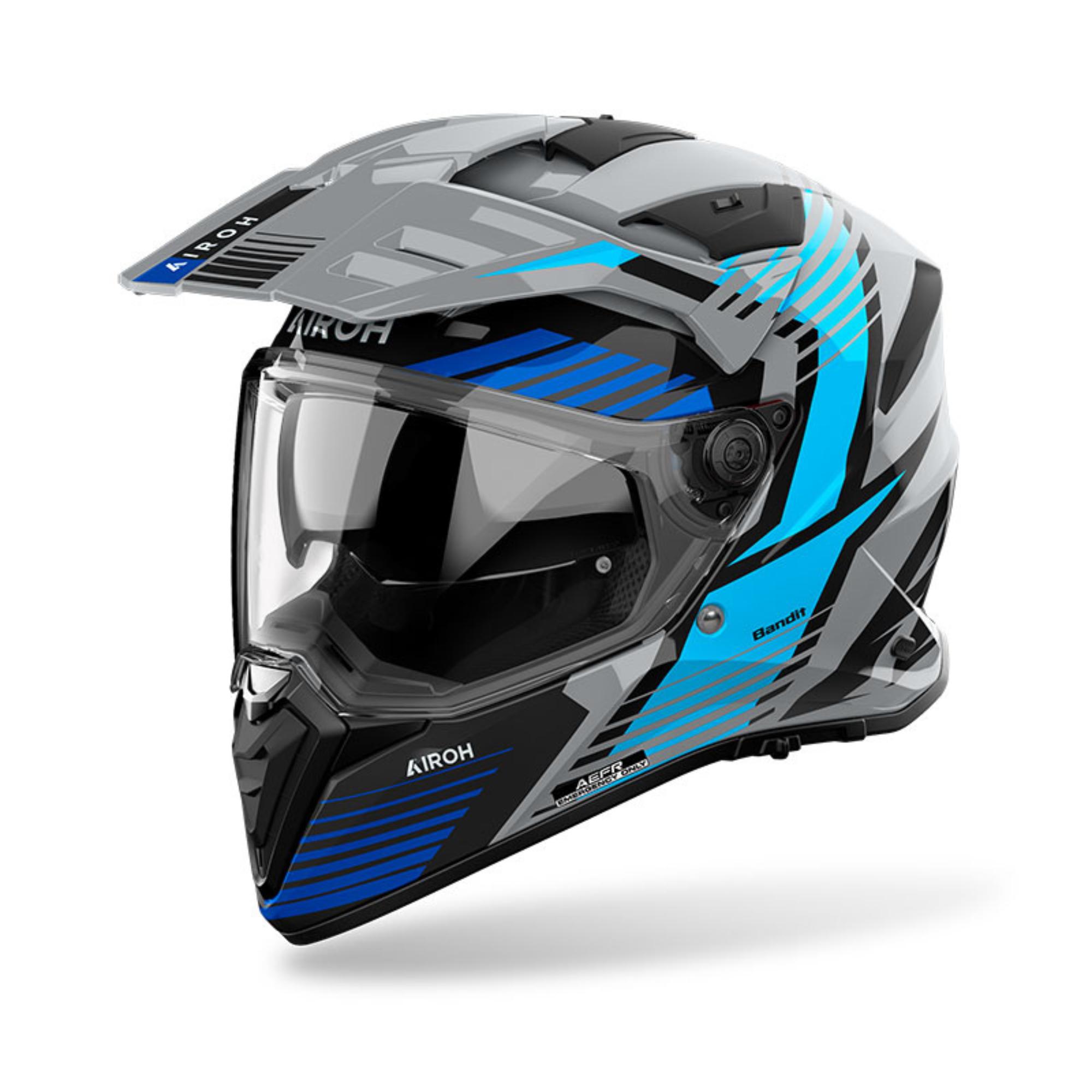 airoh bandit spicy blu casco integrale crossover