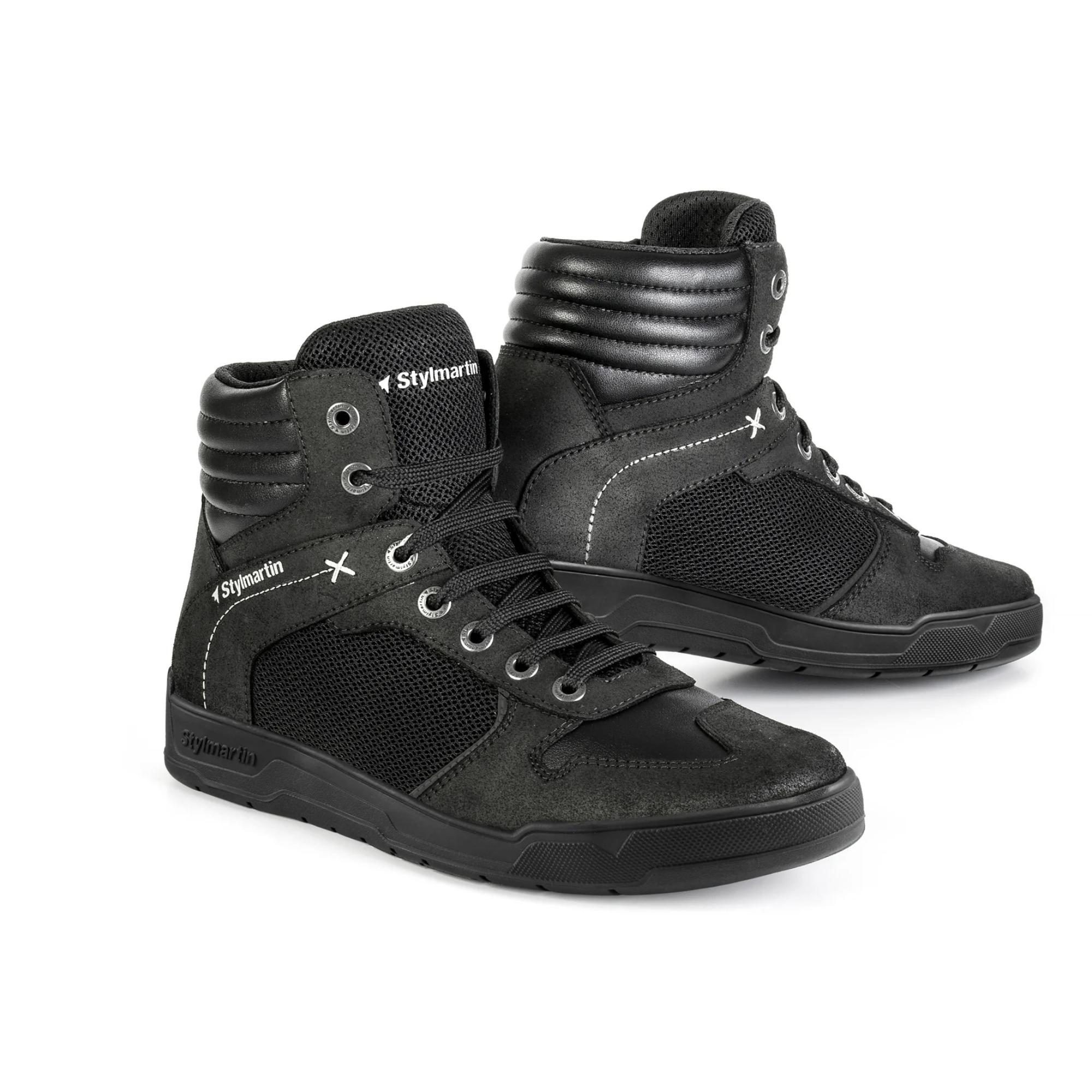 stylmartin atom evo nero scarpe moto estive