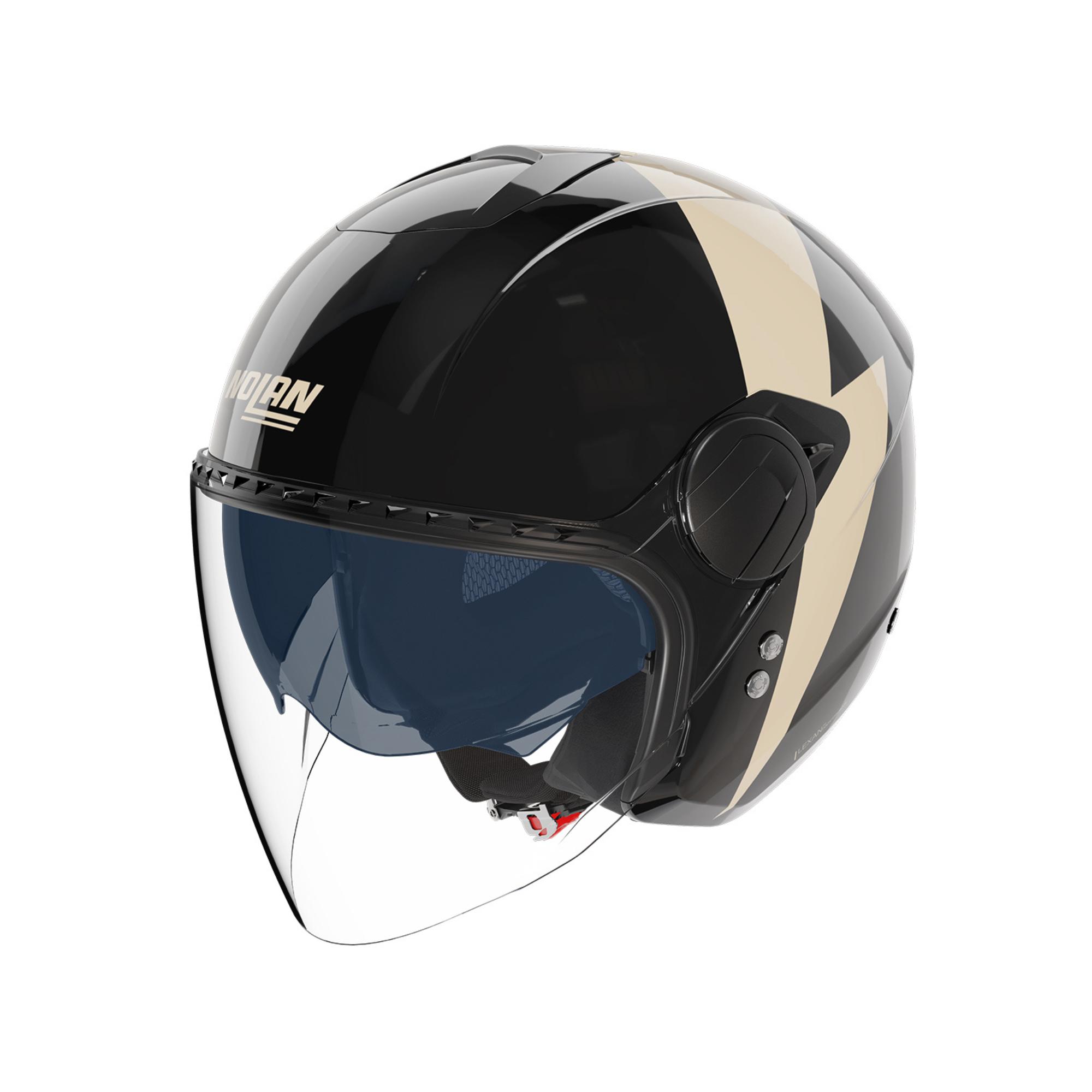 Nolan n20-2 visor impeto 344 casco jet vista a tre quarti